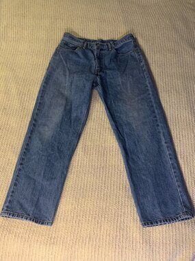 Levis 550 Blue Vintage Relaxed Fit Jeans - Men’s 34x30